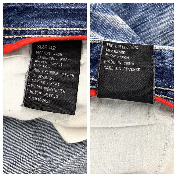 ENCRYPTED Distressed Denim Jeans - Picture 15 of 16